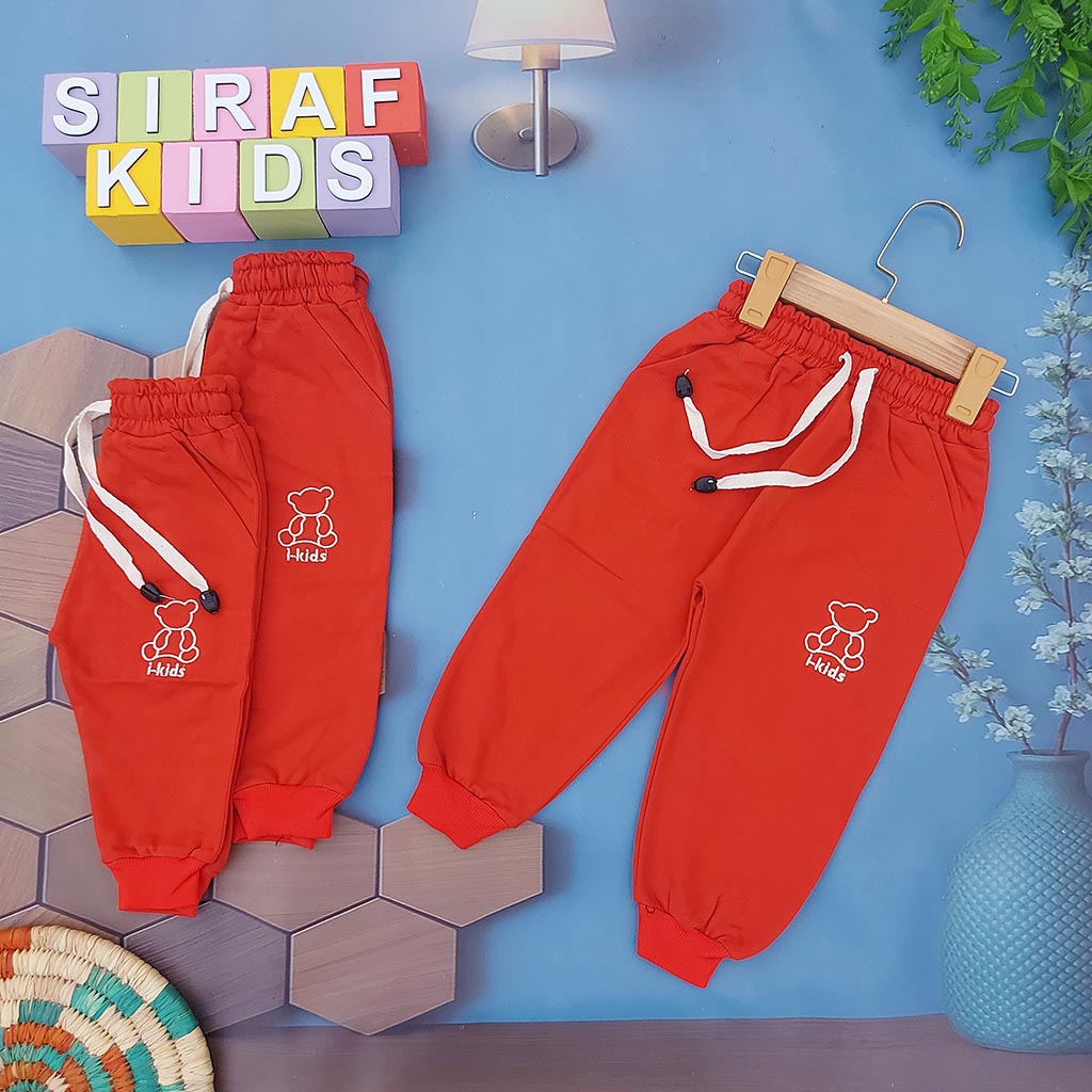 شلوار تدی i-Kids جیب دار بچه گانه - کد 180