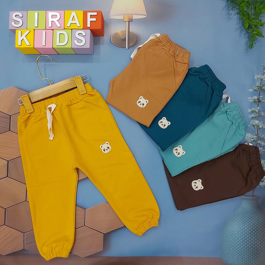 شلوار تدی جیب دار بچه گانه - کد 179